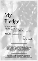 My Pledge SAATBB choral sheet music cover